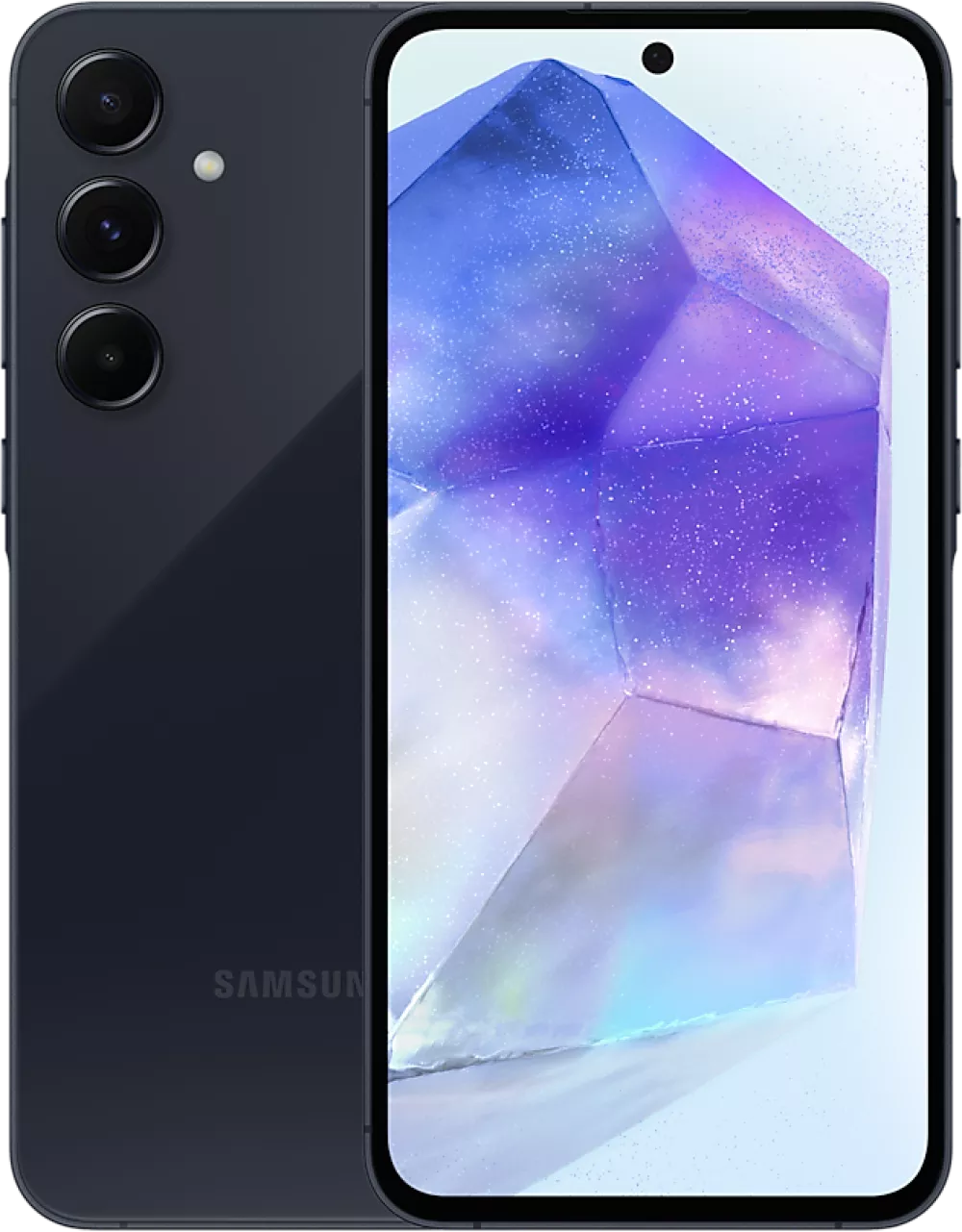 Samsung Galaxy A55 SM-A556E 8GB/128GB + Яндекс Станция Лайт (темно-синий)