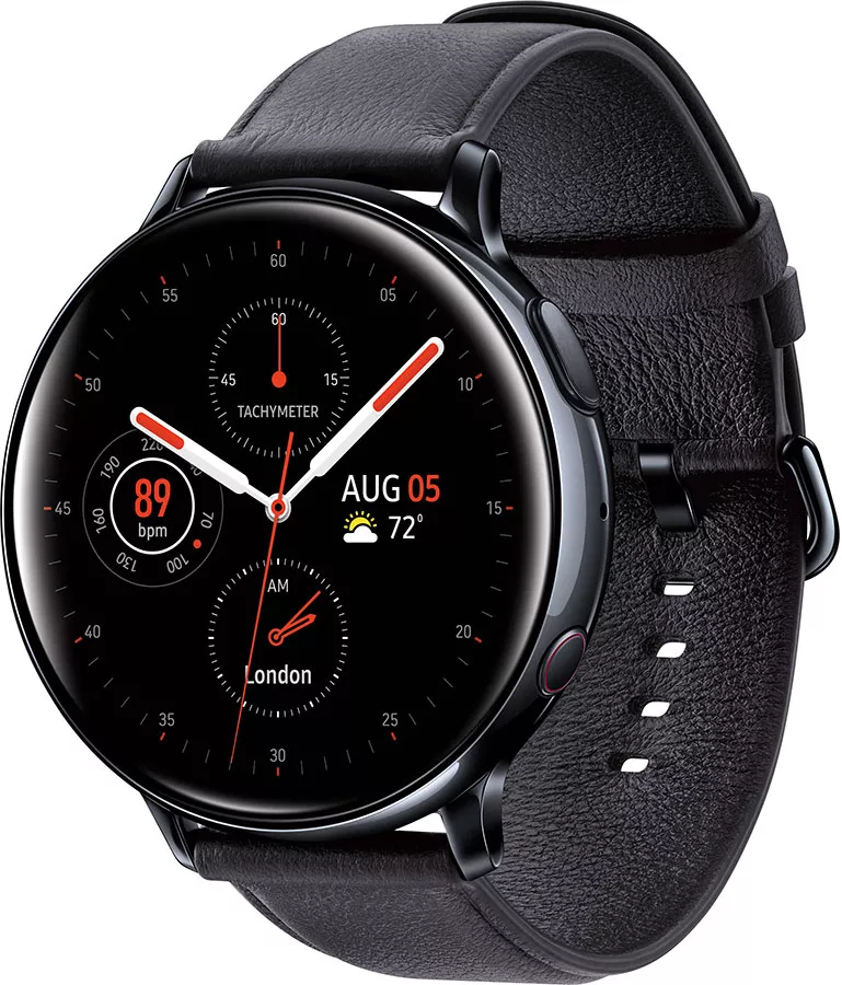 Умные часы Samsung Galaxy Watch Active2 LTE Stainless Steel 44mm Black фото