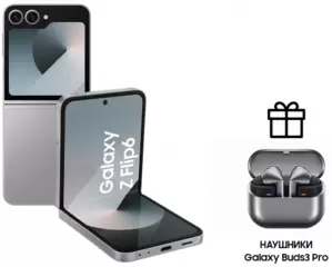 Samsung Galaxy Z Flip6 SM-F741B 12GB/512GB (серый) и наушники Galaxy Buds3 Pro (серебристый) по акции фото