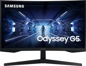 Игровой монитор Samsung Odyssey G5 LC27G55TQBUXEN фото