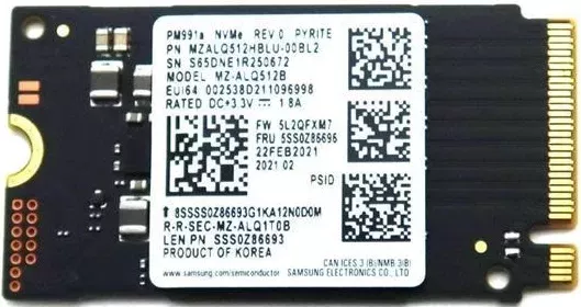 SSD Samsung PM991A 512GB MZALQ512HBLU-00BL2 фото