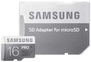 Карта памяти Samsung Pro microSDHC 16Gb (MB-MG16D/RU) фото