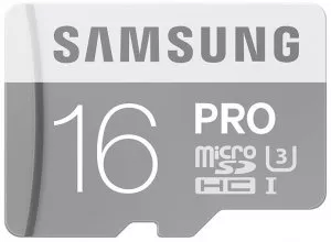 Карта памяти Samsung Pro microSDHC 16Gb (MB-MG16E/RU) фото