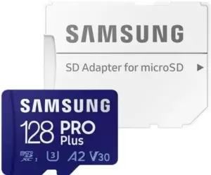Карта памяти Samsung PRO Plus microSDXC 128GB (с адаптером) фото