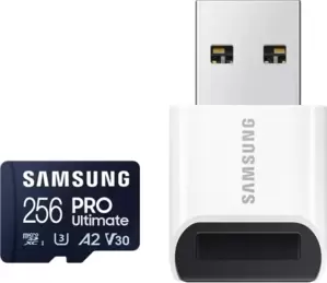 Карта памяти Samsung PRO Ultimate microSDXC 256GB (с кардридером) фото