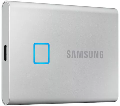 Внешний жесткий диск SSD Samsung T7 Touch 2Tb (MU-PC2T0S) фото
