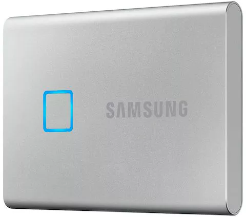 Внешний жесткий диск SSD Samsung T7 Touch 2Tb (MU-PC2T0S) фото 2