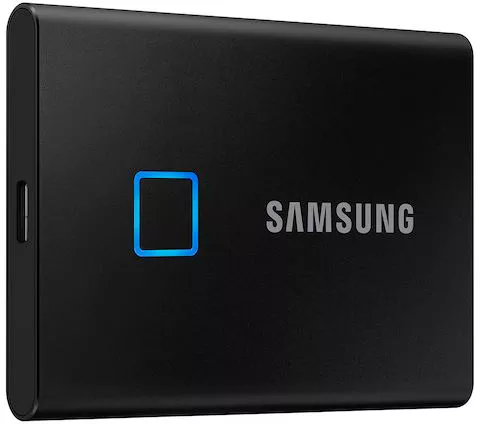Внешний жесткий диск SSD Samsung T7 Touch 500Gb (MU-PC500K/WW) фото