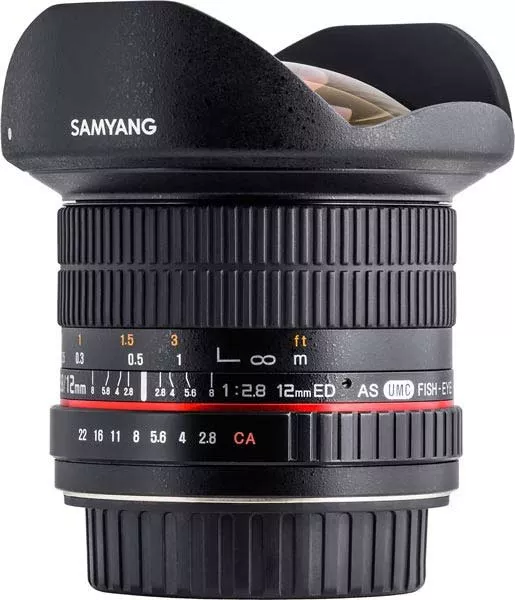 Объектив Samyang 12mm f/2.8 ED AS NCS Fish-eye Olympus 4/3 фото 2