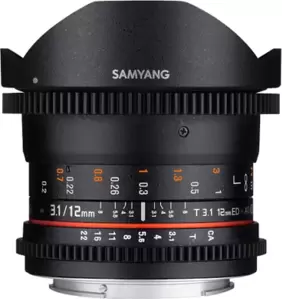 Объектив Samyang 12mm T3.1 VDSLR ED AS NCS Fish-eye Minolta AF/Sony A фото