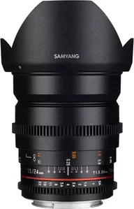 Объектив Samyang 24mm T1.5 ED AS UMC VDSLR для Canon EF фото