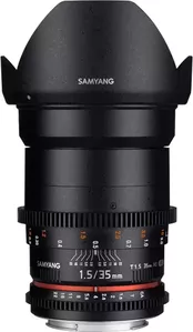 Объектив Samyang 35mm T1.5 ED AS UMC VDSLR для Canon EF фото