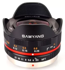 Объектив Samyang 7.5mm f/3.5 UMC Fish-eye для Micro Four Thirds фото
