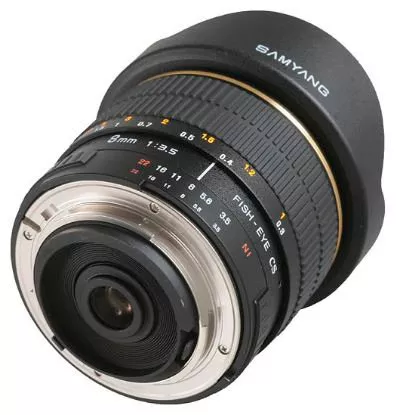 Объектив Samyang 8mm f/3.5 AS IF UMC Fish-eye CS Pentax K фото 2