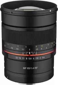 Объектив Samyang MF 85mm F1.4 RF для Canon RF фото