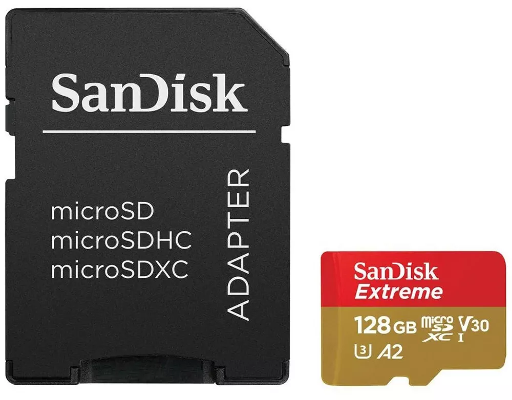 Карта памяти SanDisk Extreme microSDXC 128Gb (SDSQXA1-128G-GN6AA) фото