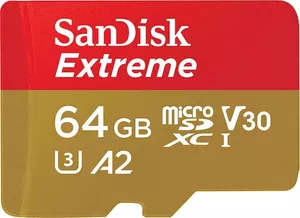 Карта памяти SanDisk Extreme microSDXC 64Gb (SDSQXAH-064G-GN6MN) фото