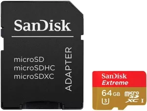 Карта памяти SanDisk Extreme microSDXC 64Gb (SDSQXNE-064G-GN6MA) фото
