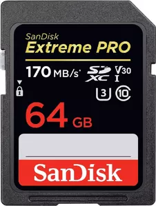Карта памяти SanDisk Extreme PRO SDXC 64Gb (SDSDXEP-064G-GN4IN) фото