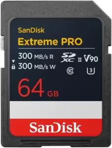 Карта памяти SanDisk Extreme PRO SDXC SDSDXDM-064G-GN4IN 64GB icon