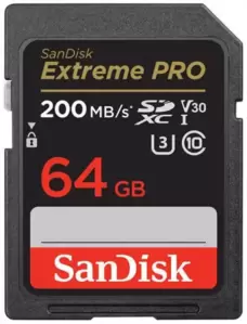 Карта памяти SanDisk Extreme PRO SDXC SDSDXXU-064G-GN4IN 64GB