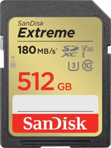 Карта памяти SanDisk Extreme SDXC SDSDXVV-512G-GNCIN 512GB