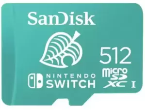Карта памяти SanDisk Nintendo Switch Licensed Card Animal Crossing Edition microSDXC 512GB SDSQXAO-512G-GNCZN фото