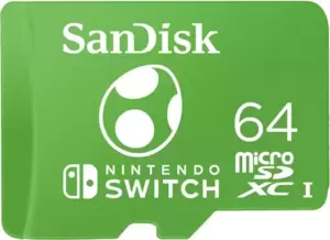 Карта памяти SanDisk Nintendo Switch Licensed Card microSDXC 64GB SDSQXAO-064G-GN6ZN фото