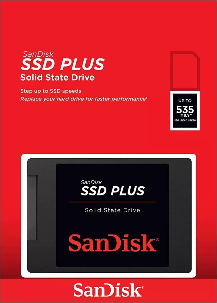 Жесткий диск SSD SanDisk Plus (SDSSDA-120G-G27) 120Gb фото 4