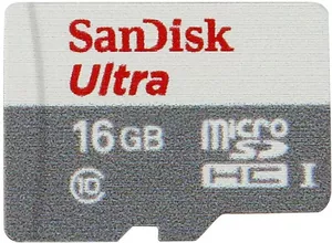 Карта памяти SanDisk Ultra microSDHC 16GB (SDSQUNS-016G-GN3MN) фото