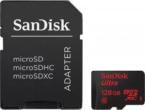 Карта памяти SanDisk Ultra microSDXC 128Gb (SDSQUAR-128G-GN6IA) фото