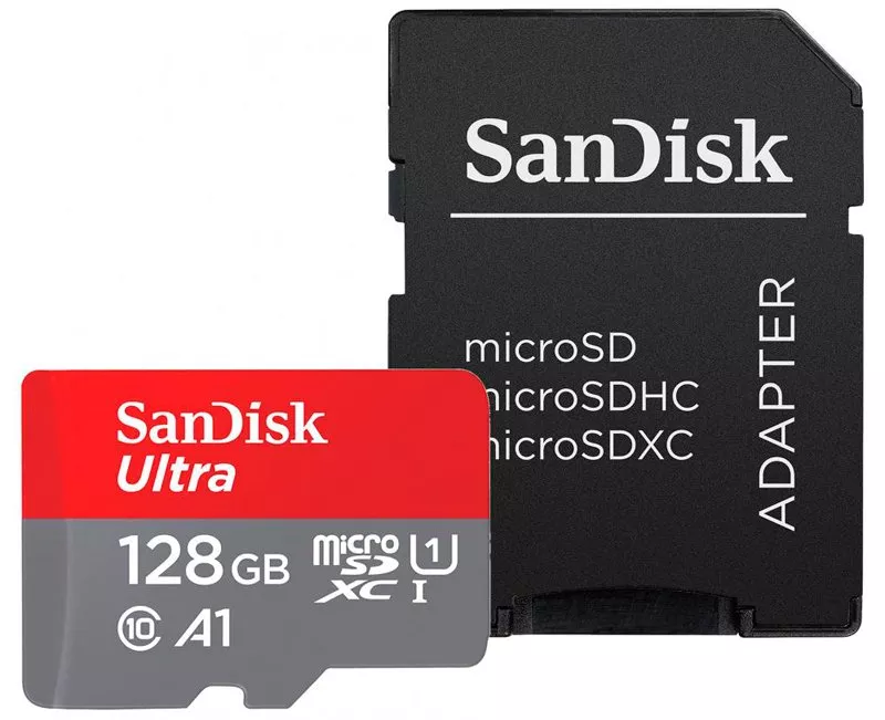 Карта памяти SanDisk Ultra microSDXC 128Gb (SDSQUAR-128G-GN6MA) фото