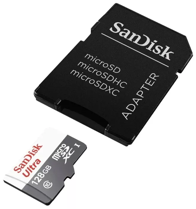Карта памяти SanDisk Ultra microSDXC 128Gb (SDSQUNS-128G-GN6TA) фото 3