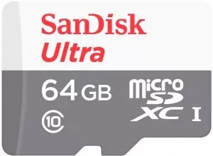 Карта памяти SanDisk Ultra microSDXC 64Gb (SDSQUNB-064G-GN3MN) фото
