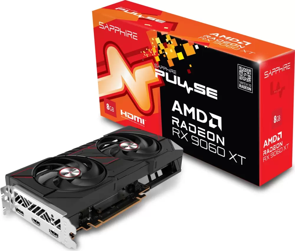 Видеокарта Sapphire Pulse Radeon RX 9060 XT 11350-04-20G фото