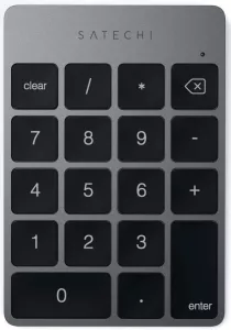 Цифровой блок Satechi Aluminum Slim Rechargeable Bluetooth Keypad (серый космос) фото