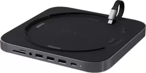 USB-хаб Satechi Aluminum Stand & Hub for Mac Mini ST-ABHFM (серый) фото