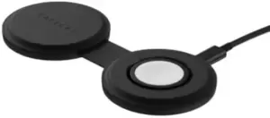 Беспроводное зарядное Satechi OntheGo 2-in-1 Charger ST-QTG21K (черный) фото