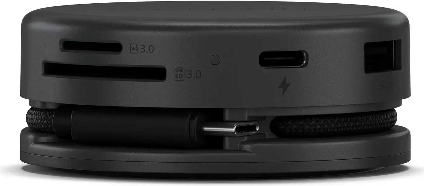 Док-станция Satechi OntheGo 7-in-1 Multiport Adapter ST-POTG7C (черный) фото 2