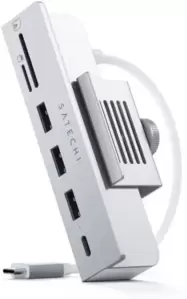 Док-станция Satechi USB-C Clamp Hub ST-UCICHS (серебристый) фото