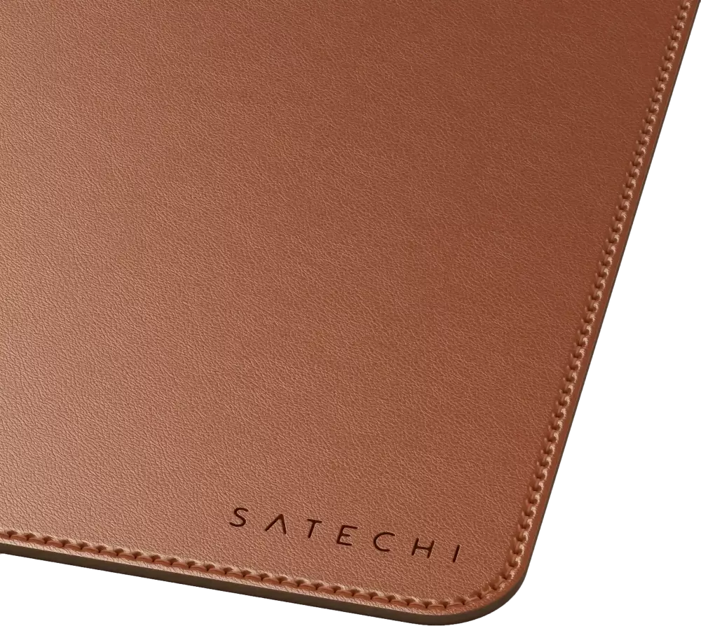 Коврик для стола Satechi Vegan-Leather Premium Desk Mat ST-LPDMN (коричневый) фото