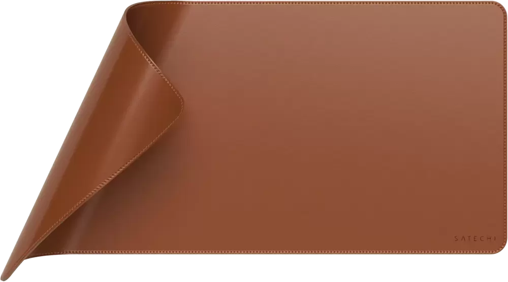 Коврик для стола Satechi Vegan-Leather Premium Desk Mat ST-LPDMN (коричневый) фото
