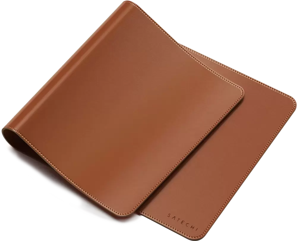 Коврик для стола Satechi Vegan-Leather Premium Desk Mat ST-LPDMN (коричневый) фото