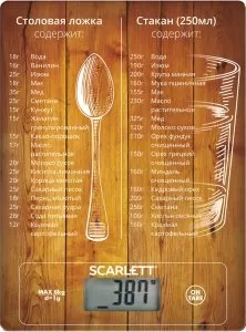 Весы кухонные Scarlett SC-KS57P19 фото