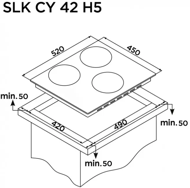 Варочная панель Schaub Lorenz SLK CY 42 H5 фото