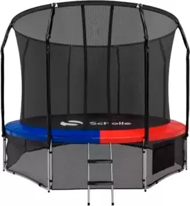 Батут Scholle Space Twin 14FT (красный-синий) фото