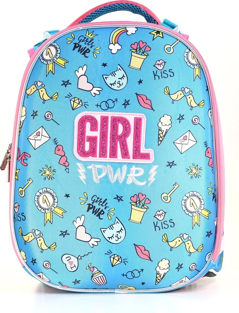 Schoolformat Ergonomic + Girl Power РЮКЖКРД-ГПР зеленый