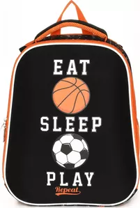 Школьный рюкзак Schoolformat Ergonomic + Play Ball РЮКЖКРД-ПЛБ черный фото