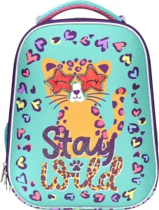 Школьный рюкзак Schoolformat Ergonomic + Wild Cat РЮКЖКРД-ВКТ бирюзовый фото