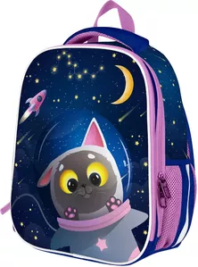 Школьный рюкзак Schoolformat Ergonomic Light 3 Space Cat РЮКЖКМБ-СПК (синий) фото
